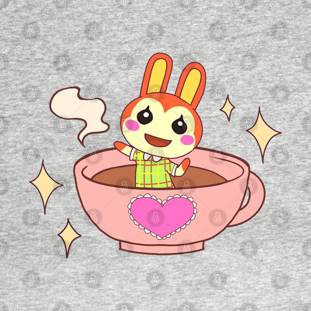 Bunnie tea by miriart